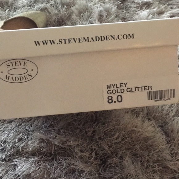 NEW Steve Madden Miley Pale Gold w/Metal Heel PROM - Picture 5 of 5